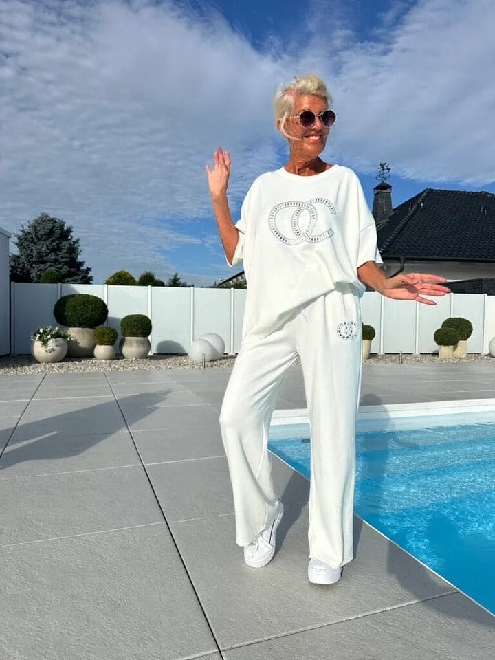 Sylvena | Dames Premium Lounge Set – Comfortabele Tweedelige Outfit voor Thuis en Casual