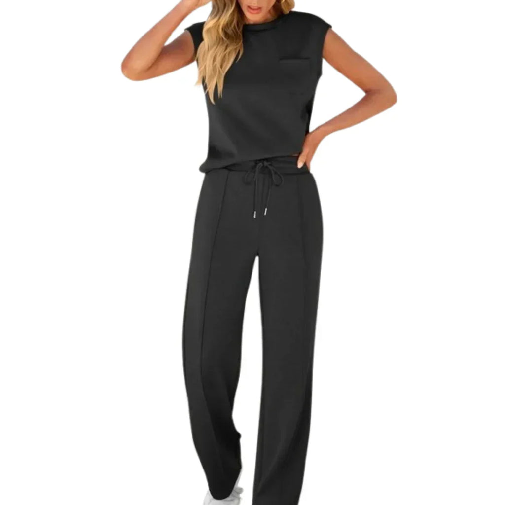 Rhea | Zachte loungeset voor dames – Tweedelige zomerse outfit met relaxte pasvorm