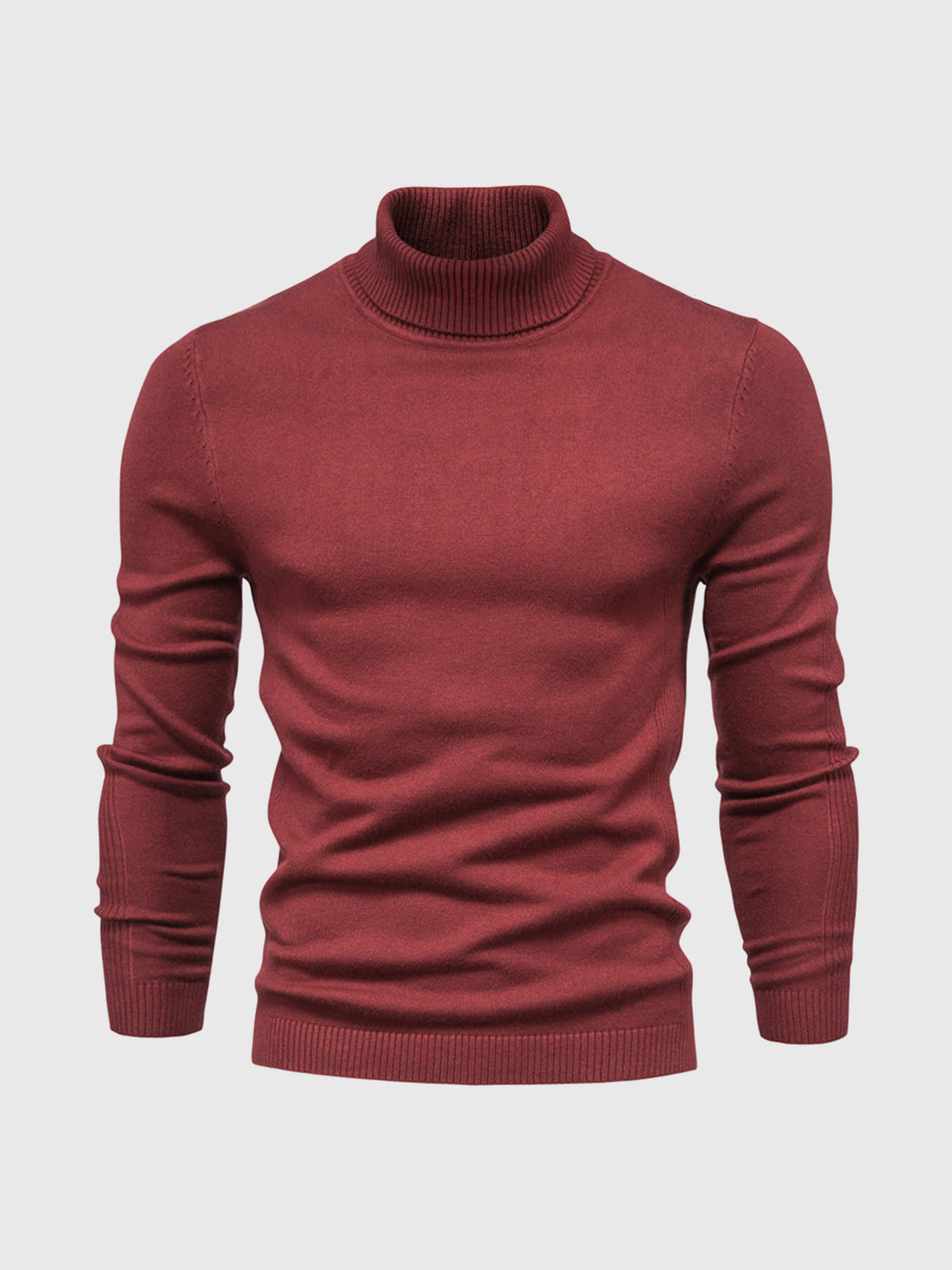 Merroth | Pull col roulé slim pour homme – lavable en machine, léger, disponible en plusieurs couleurs