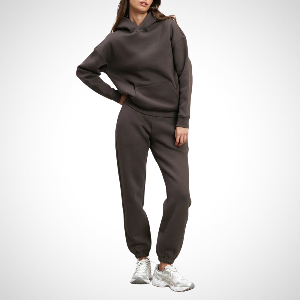 Enyssa | Tracksuit Set met Relaxed Fit - Hoodie & Joggerbroek, Zachte Loungewear, Casual Sportkleding Outfit