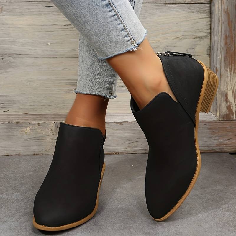 StepLuxe | Bottines en daim pour femme – Des chaussures chics pour tous les jours