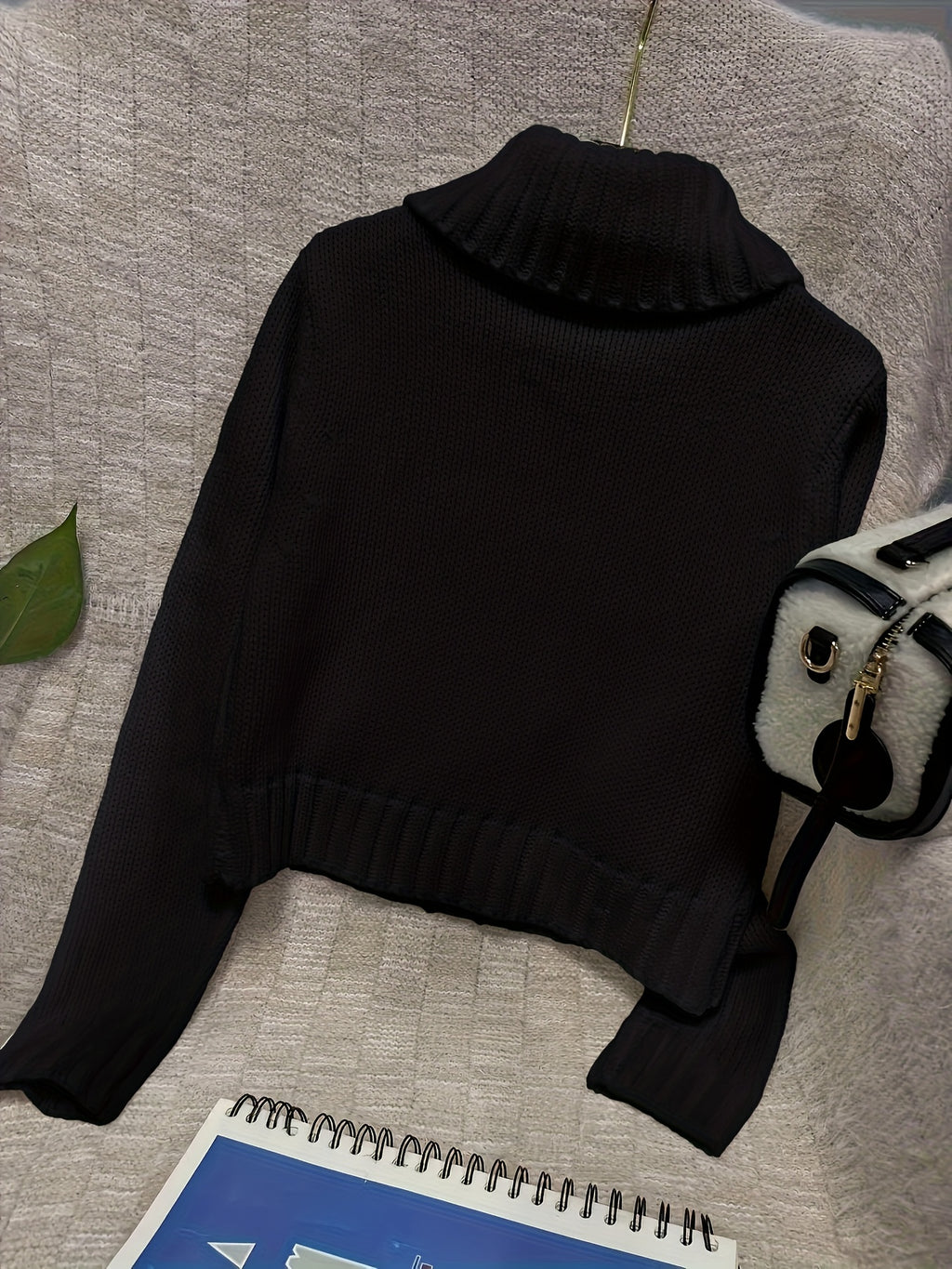 Althaea | Slim-Fit damesvest trui - meerdere knopen, grote rits, opstaande kraag, gebreide top met lange mouwen