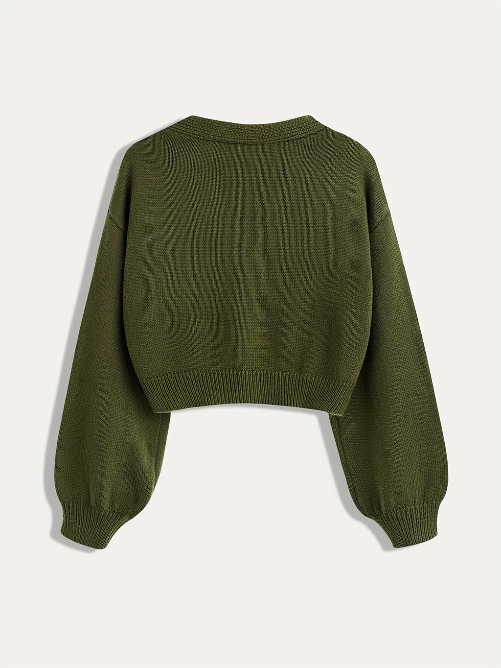 Orinae | Elegante dames cardigan met bloemen – Trui met lange mouwen en V-hals, geborduurd
