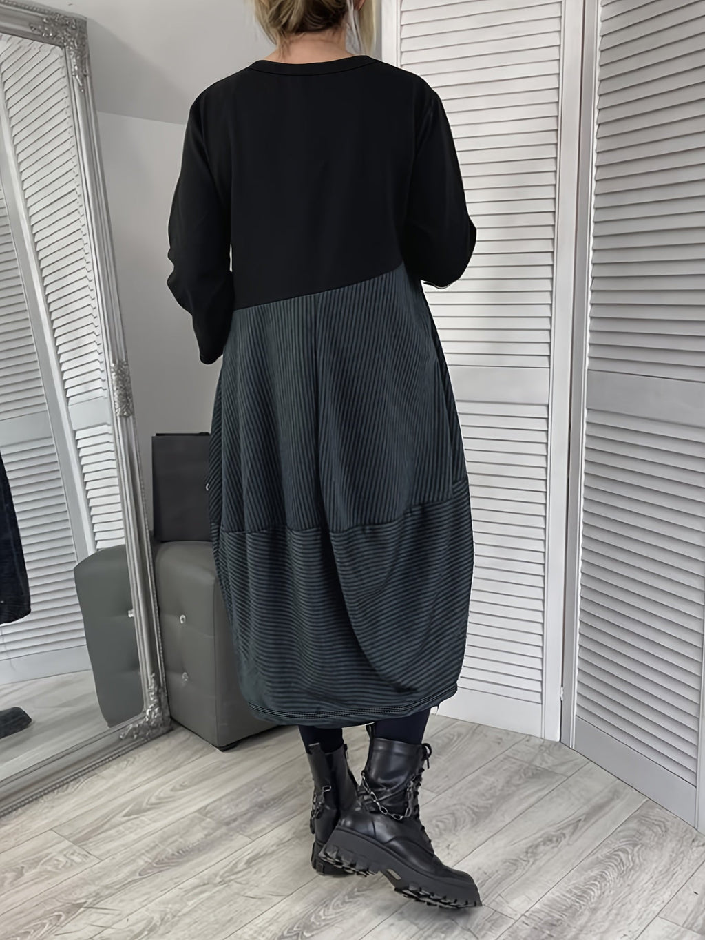 Ulvrya | Boho maxi-jurk voor dames – Lange Mouwen, Losvallende Elegante Zomerjurk