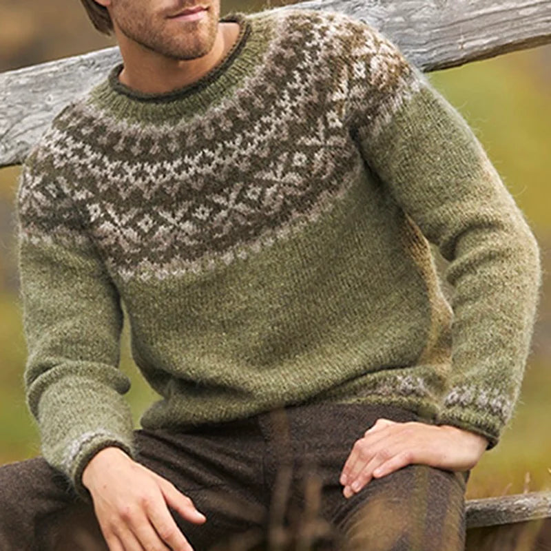 Varyon | Herrenpullover mit Stehkragen – Stilvoller Premium-Strickpullover
