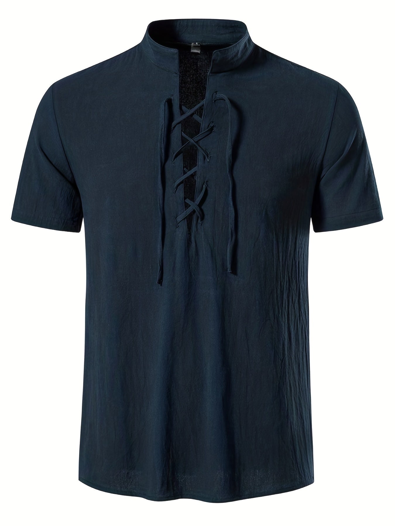 Varekion | Heren Casual Shirt met Korte Mouwen – Lichtgewicht Zomer Strandshirt
