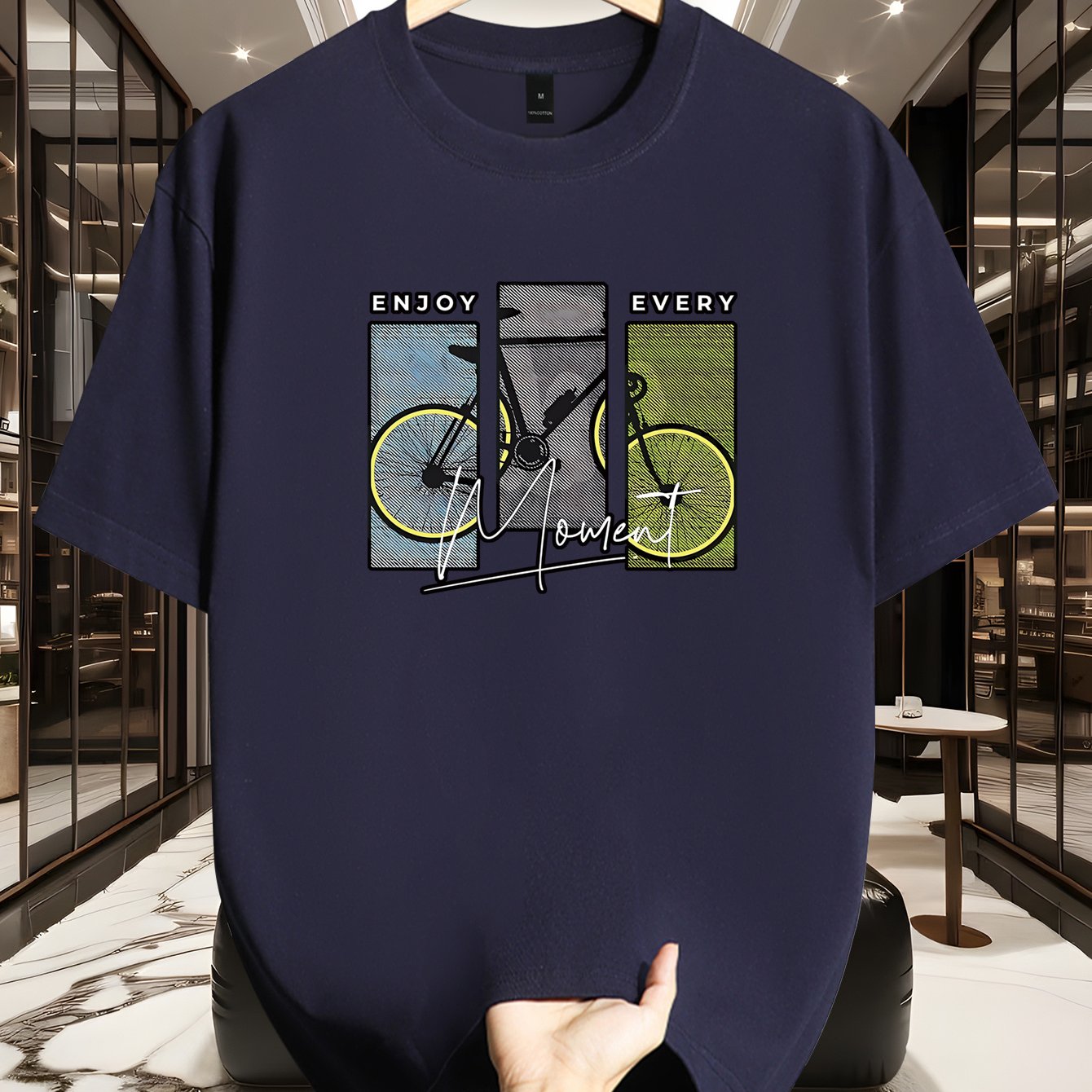 Teyron | Heren Zwaar Katoenen T-shirt 200g – Korte Mouwen, Ronde Hals, Regular Fit
