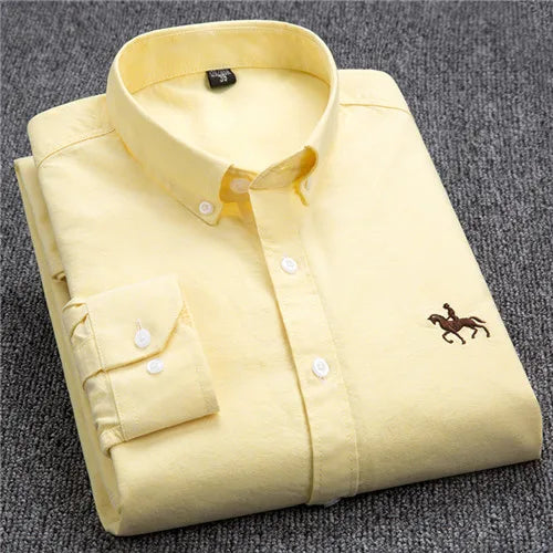 Rysand | Premium klassieke polo voor heren – Slim fit met lange mouwen, casual en gekleed