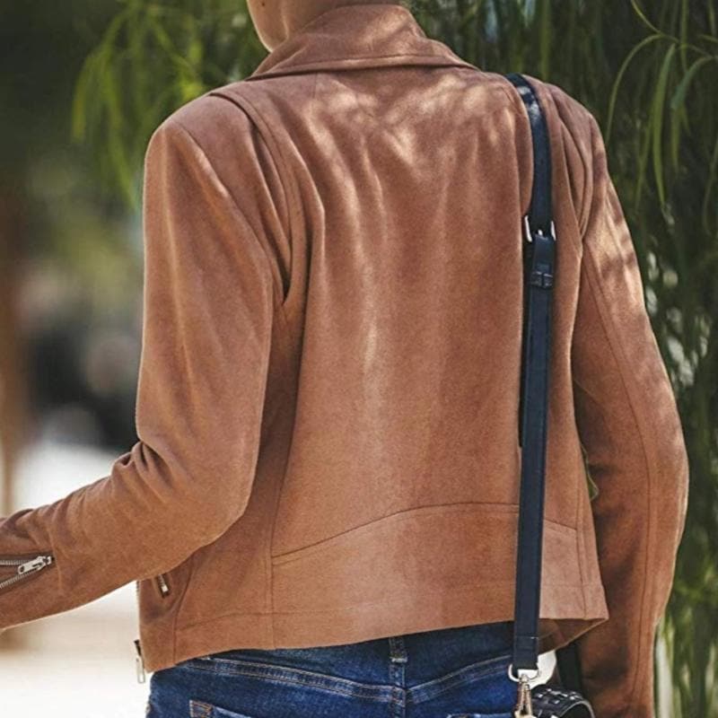 Maartje | Damen-Motorradjacke, stilvoll und elegant, mit Reißverschluss, warm und bequem, lässig oder schick