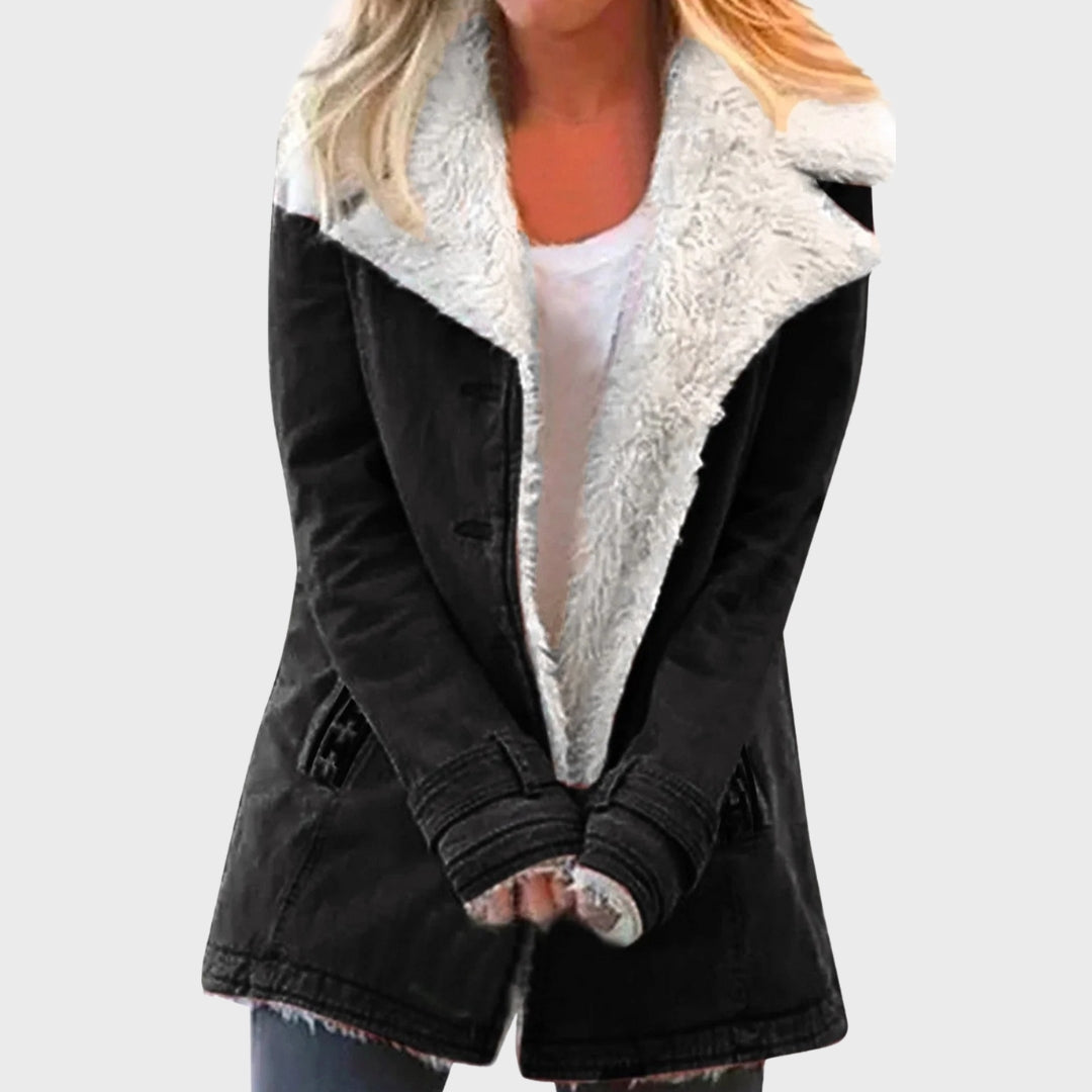 Mirelta | Warmer und stylischer Damenparka mit weichem Lammfellfutter