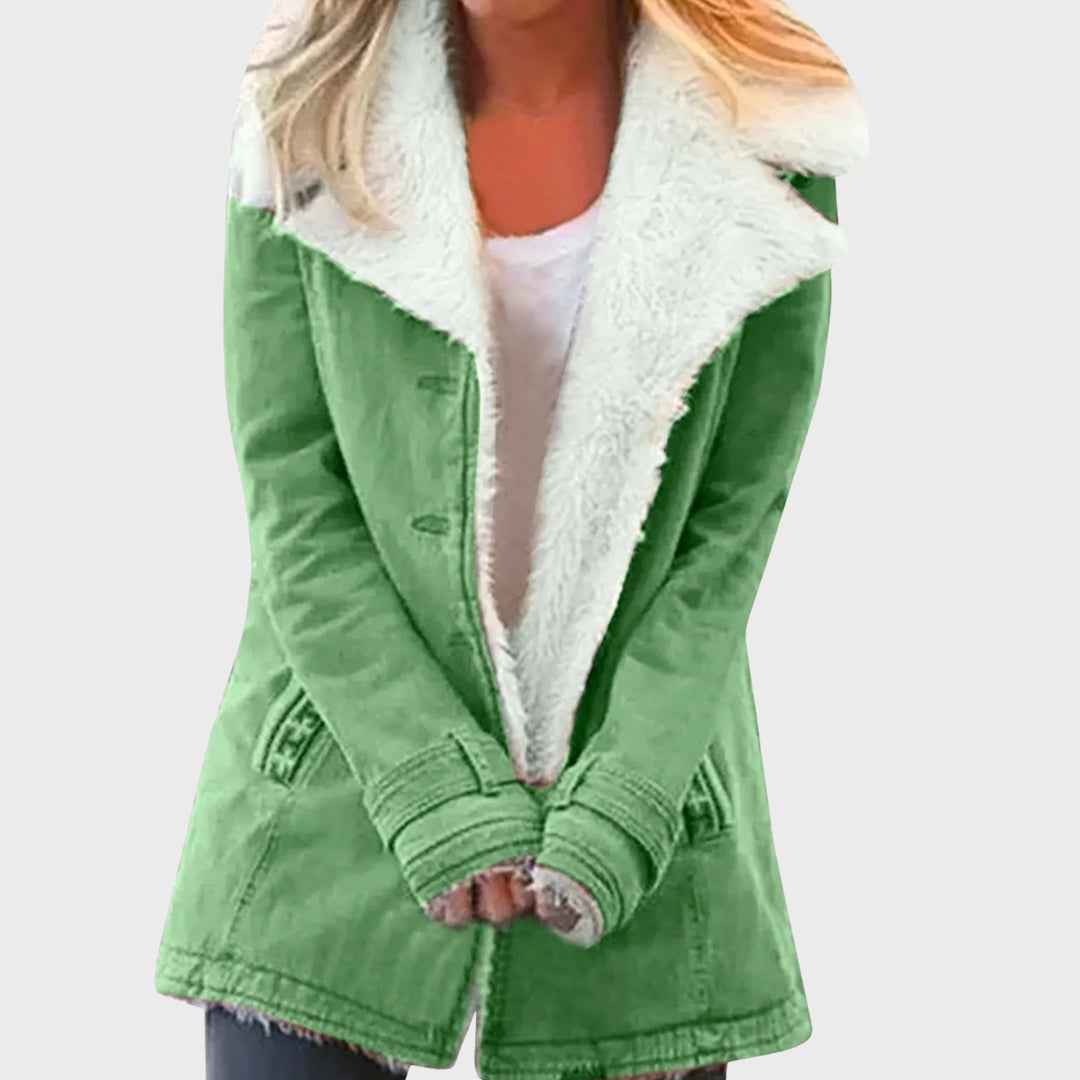 Mirelta | Warmer und stylischer Damenparka mit weichem Lammfellfutter