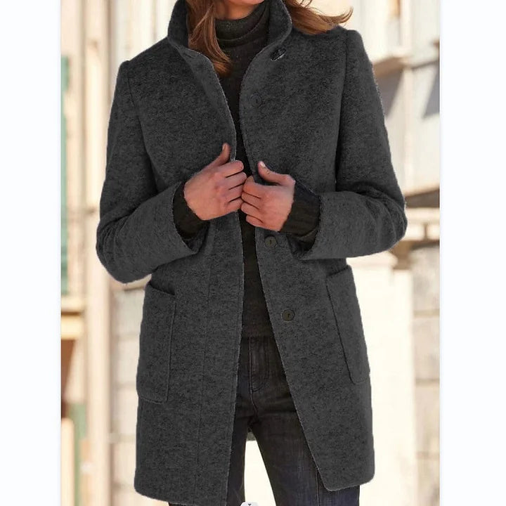 Brisendra | Manteau d'hiver chaud pour femme – Vêtement d'extérieur classique, long et élégant pour les temps froids