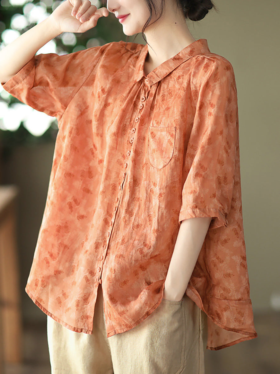 Isyra | Bloemenblouse in grote maten – Vintage, casual zomerblouse voor dames