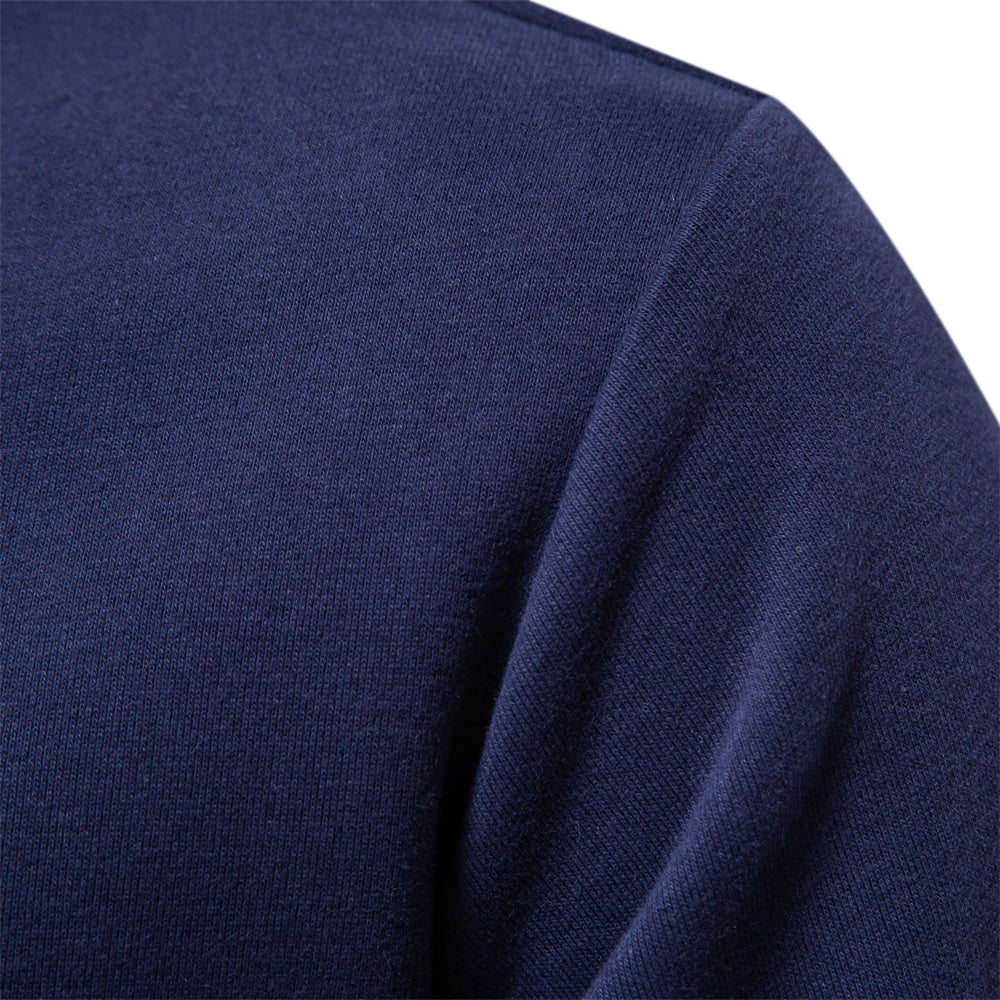 Yvorian | Heren poloshirt met lange mouwen – slim-fit, ademend katoen, casual en stijlvolle werkoutfit