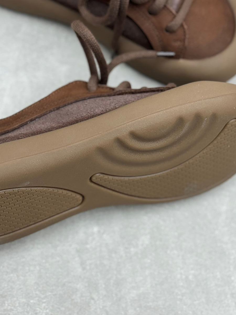 Velvyn | Vintage ballerina's met leren bandje voor dames – Echt leer