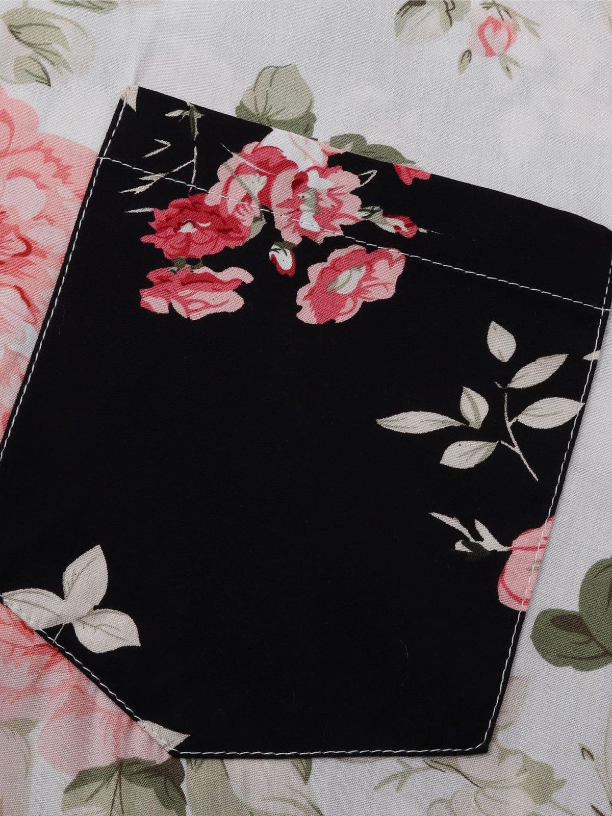 Halvar | Tropisch Hawaii mannenhemd - gebloemd patchwork, korte mouwen, vrijetijdskleding