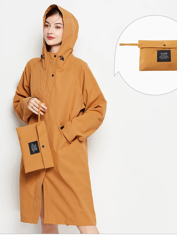 Anna | Imperméable et coupe-vent pour femme avec capuche ajustable, veste d'extérieur légère
