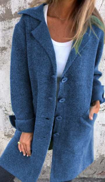 Jorynna | Manteau en maille décontracté pour femme – Coupe ample, léger et doux, idéal pour l'automne et l'hiver