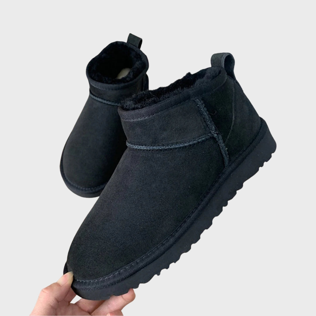 Tiriel | Warme winterlaarzen voor dames – Waterdichte enkellaarzen met bontvoering