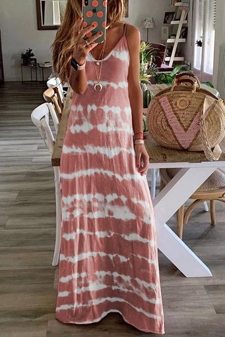 Isoryn | Dames maxi-jurk – elegante luchtige lange jurk, casual boho zomer maxi-jurk