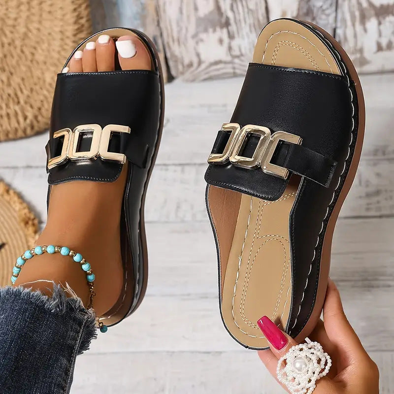 Zafirae | Dames Elegante Wedgesandalen – Stijlvol platformdesign