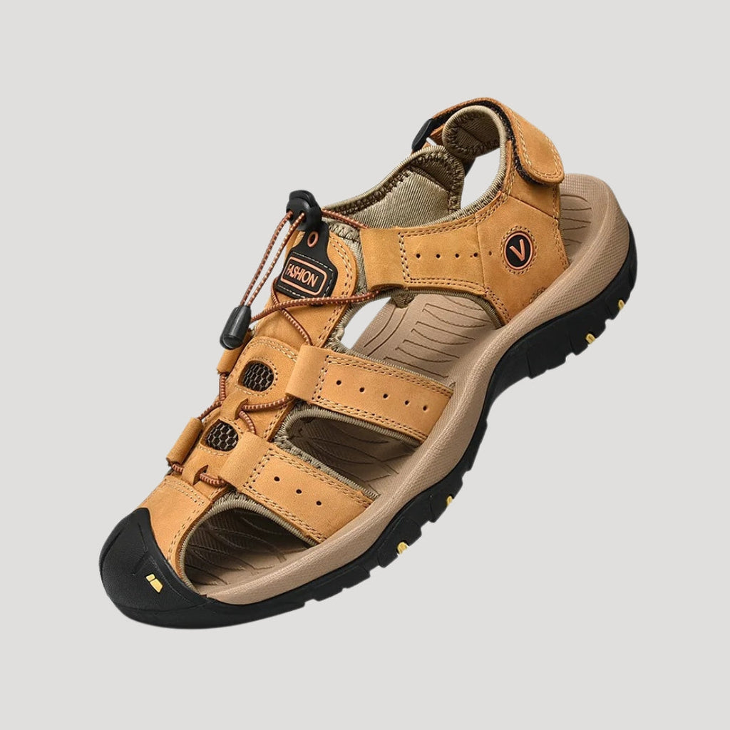 Zorvion | Wandelsandalen met gesloten teen voor heren – verstelbare zomerschoenen voor buiten