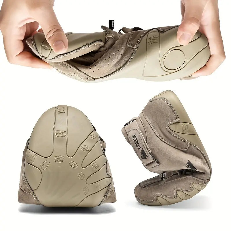Bootrek | Bottines en daim pour homme – Bottines décontractées et élégantes avec une semelle résistante et antidérapante