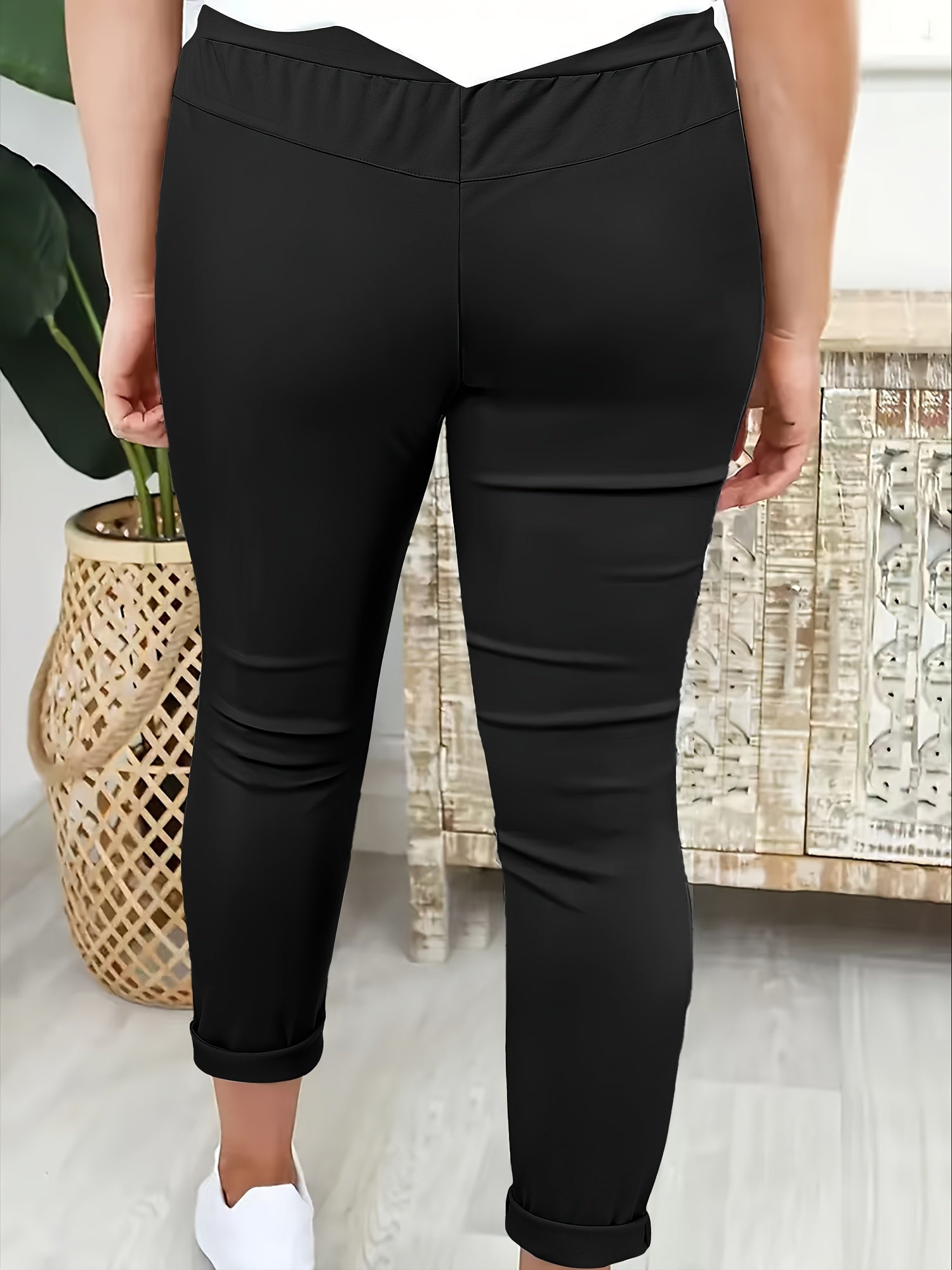Avelith | Lässige Damenhose mit Kordelzug – Schmale Passform, elastischer Bund, atmungsaktiv