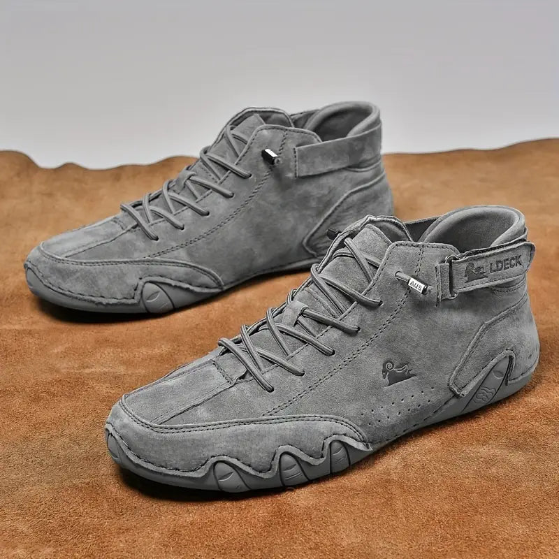 Bootrek | Bottines en daim pour homme – Bottines décontractées et élégantes avec une semelle résistante et antidérapante
