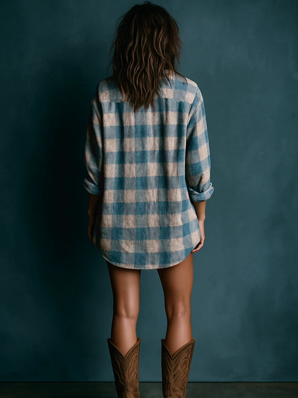 Tona | Mini-jurk met ruitjesprint voor dames – Casual korte zomerjurk met gingham-motief