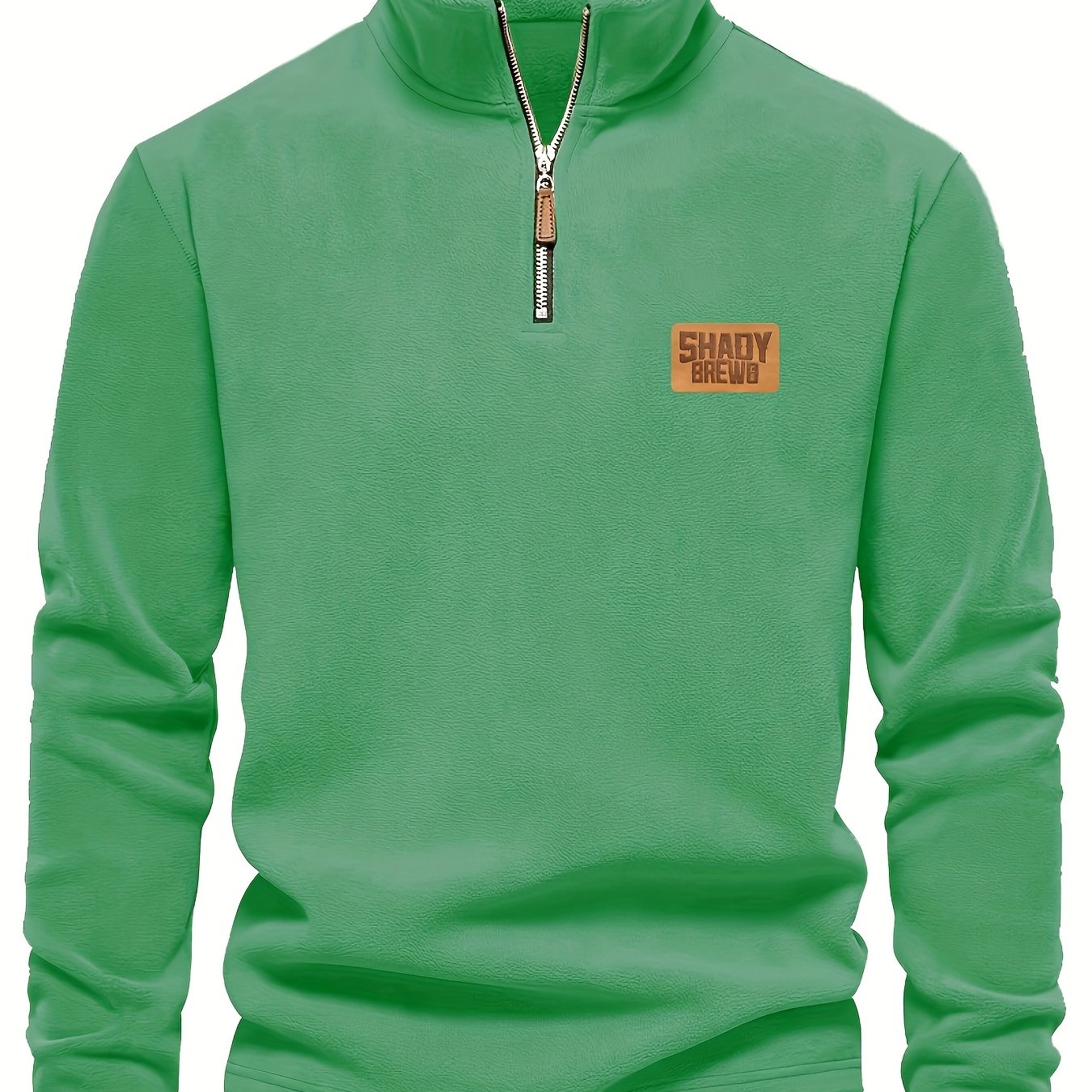 Daire | Thermische fleece gevoerde heren trui met halve rits – Warm, stevig winterhemd, halve rits