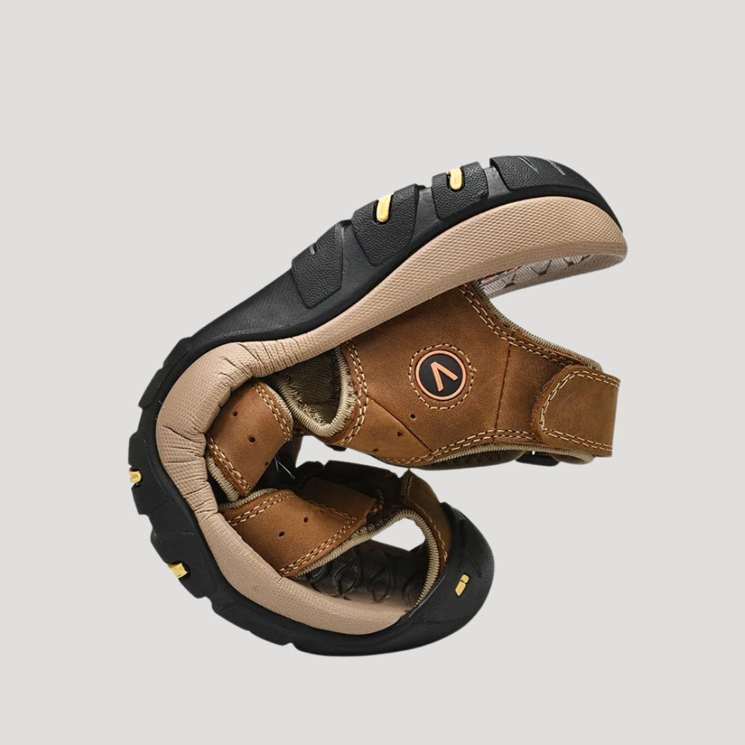 Zorvion | Wandelsandalen met gesloten teen voor heren – verstelbare zomerschoenen voor buiten