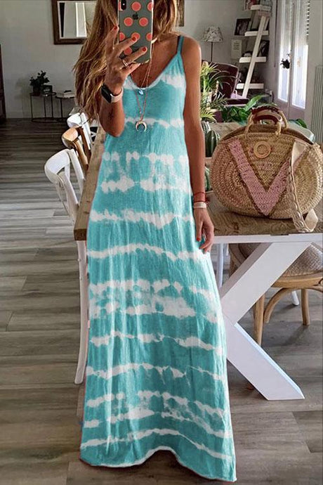 Isoryn | Dames maxi-jurk – elegante luchtige lange jurk, casual boho zomer maxi-jurk