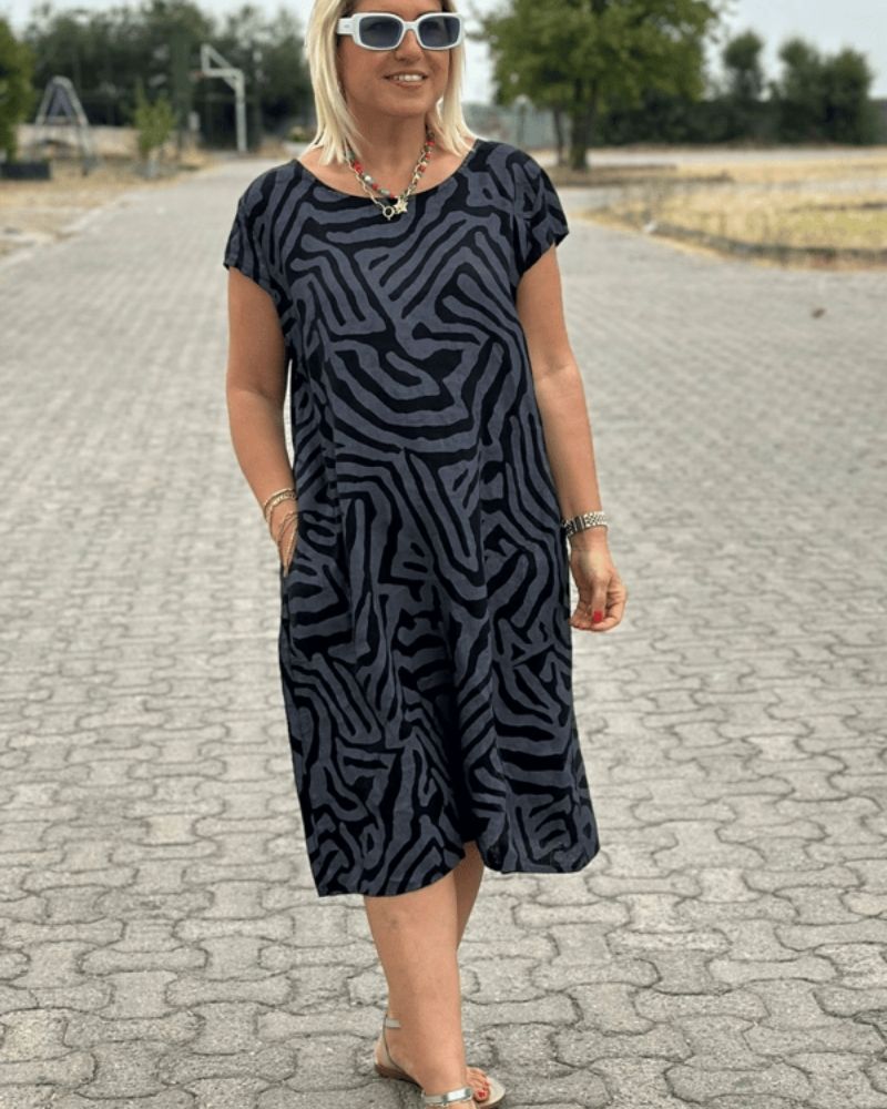 Ivenya | Zomerjurk voor dames – Elegante jurk met print