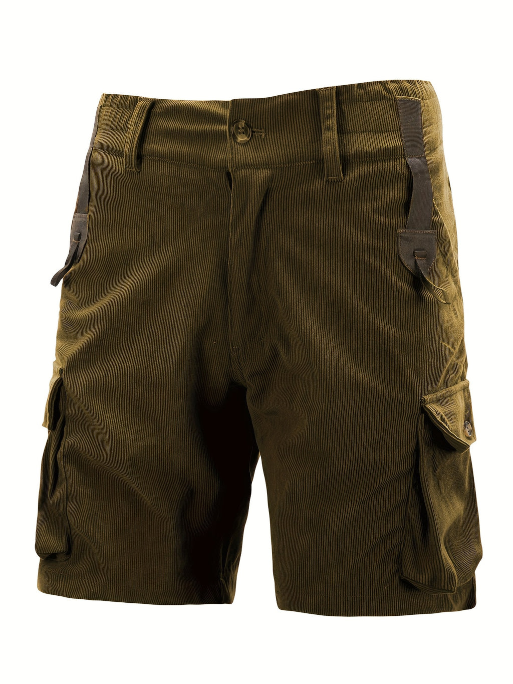 Velion | Herenoverall van corduroy met 3D-weefpatroon – casual broek, ritssluiting