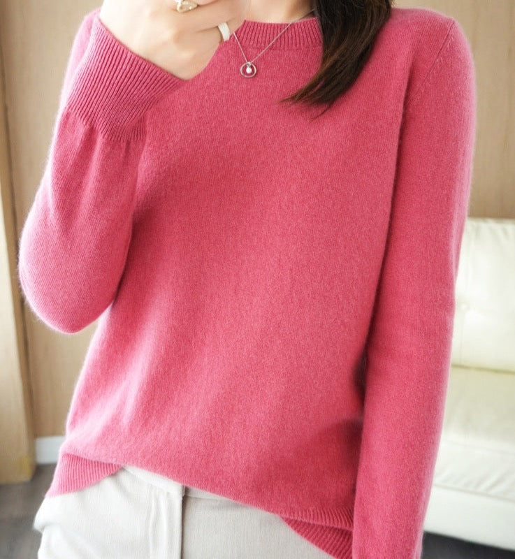 Sanne | Eleganter Pullover aus Merinowolle, weich und atmungsaktiv, leichter Strickpullover