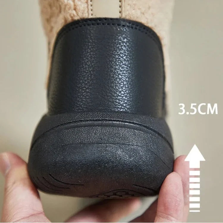 FurStep | Orthopedische schoenen voor dames – dikke zool, gevoerd met fleece, warm en comfortabel