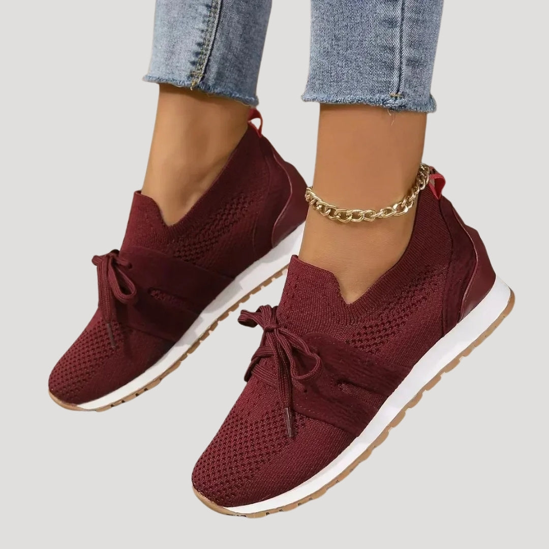 Leah | Air-Knit sneakers voor dames – Lichtgewicht instapsneakers