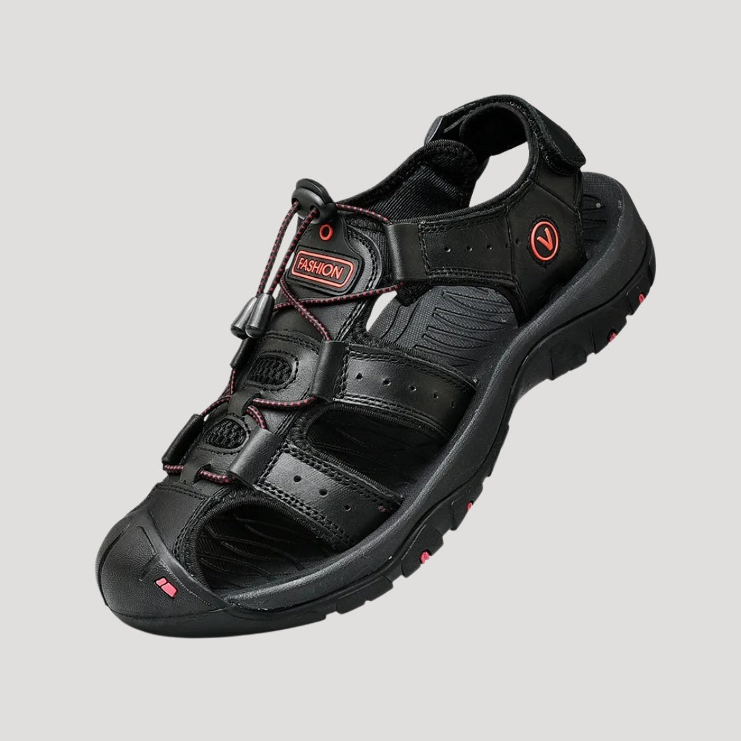 Zorvion | Wandelsandalen met gesloten teen voor heren – verstelbare zomerschoenen voor buiten