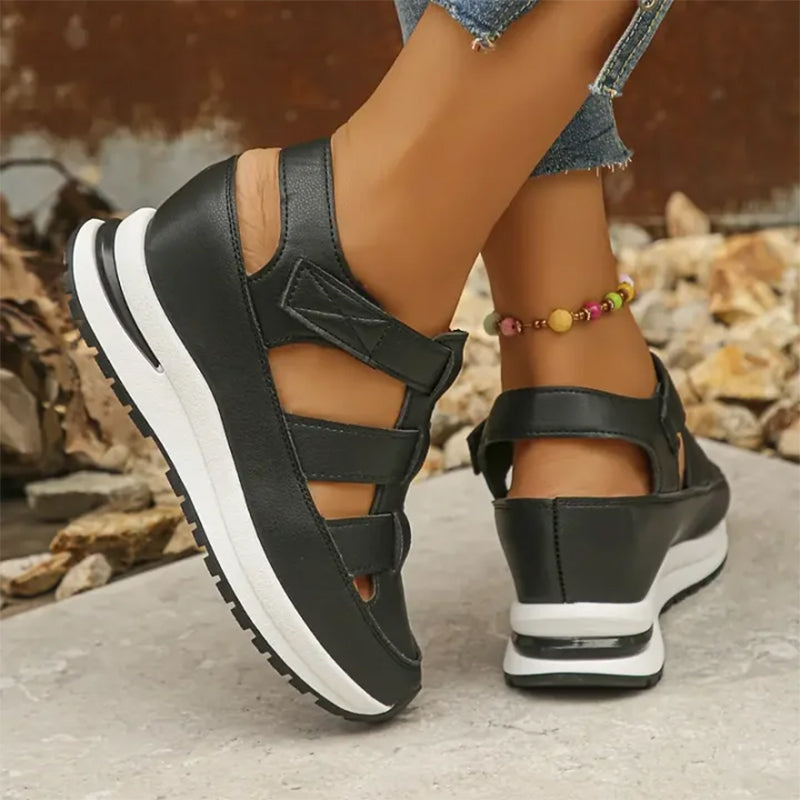 SoleMate | Orthopedische sandalen met klittenbandsluiting voor dames – verstelbaar, lichtgewicht, ademend