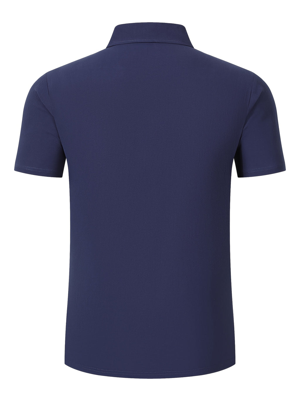 Jace | Heren linnen polo shirt – korte mouwen lichtgewicht zomer shirt met reverskraag