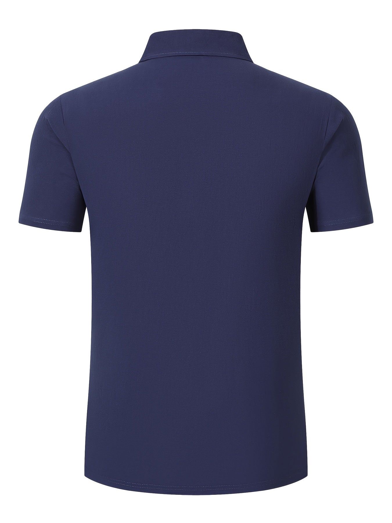 Jace | Heren linnen polo shirt – korte mouwen lichtgewicht zomer shirt met reverskraag