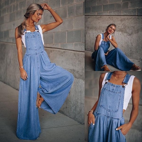 Briselya | Denim jumpsuit voor dames – Moderne spijkerbroek