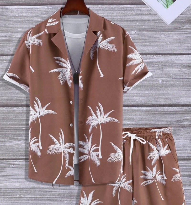 Flint | 2-delige Zomerset – T-shirt met Korte Mouwen & Shorts, Casual Sportieve Outfit