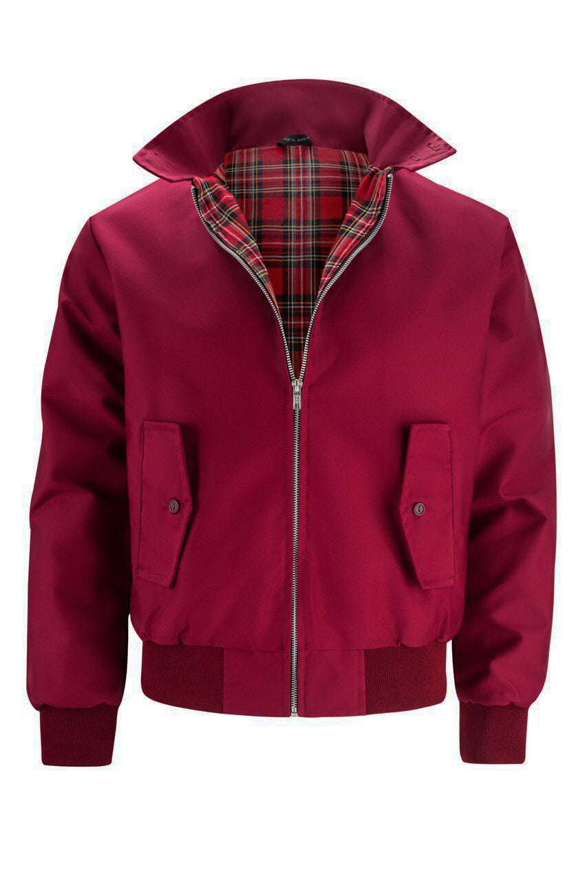 Zarek | Veste Harrington classique pour homme – Vêtement d'extérieur léger et décontracté pour le printemps et l'automne