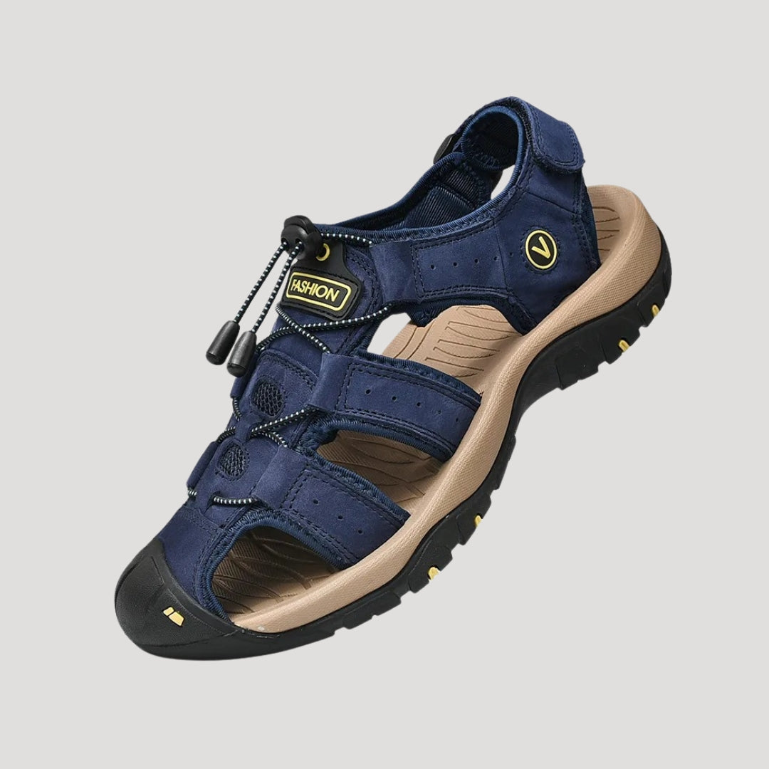 Zorvion | Wandelsandalen met gesloten teen voor heren – verstelbare zomerschoenen voor buiten