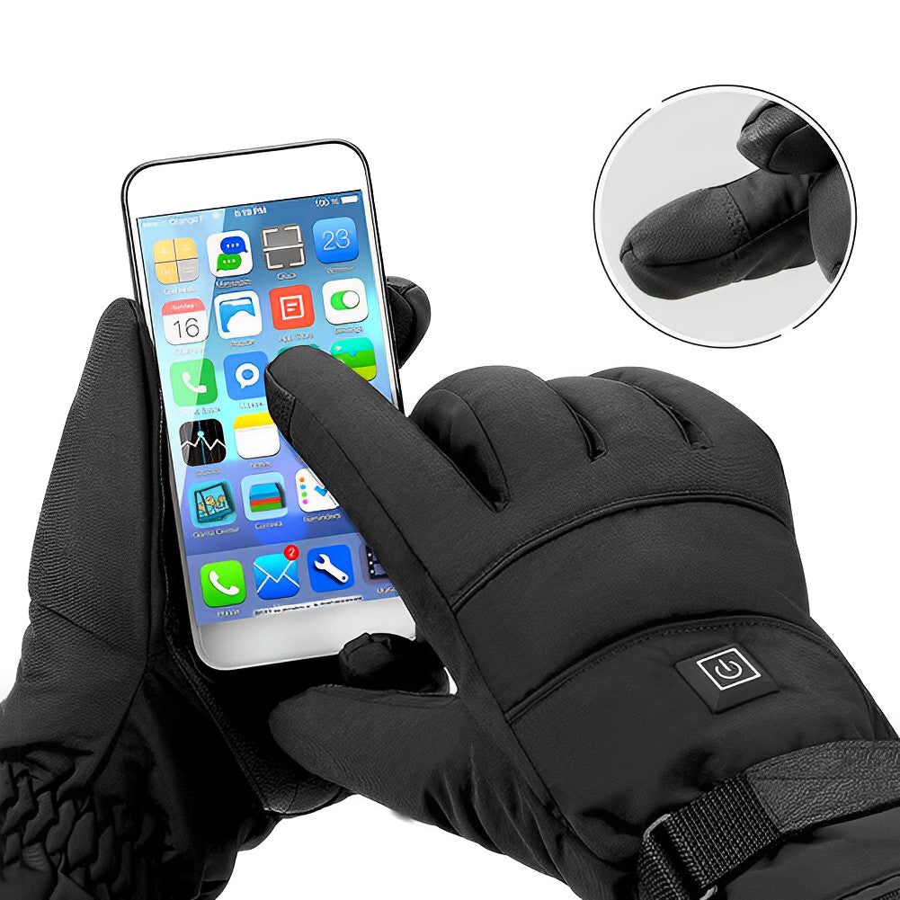 ThermoGlove | Beheizbare Handschuhe – Elektrische Winterhandschuhe zum Skifahren, Schneemobilfahren und für Arbeiten im Freien