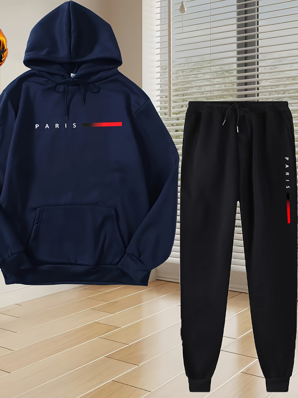 Brice | Herren 2-teiliges Hoodie- und Jogginghosen-Set – Lässige Sportbekleidung, Jogginganzug aus Stretchmaterial
