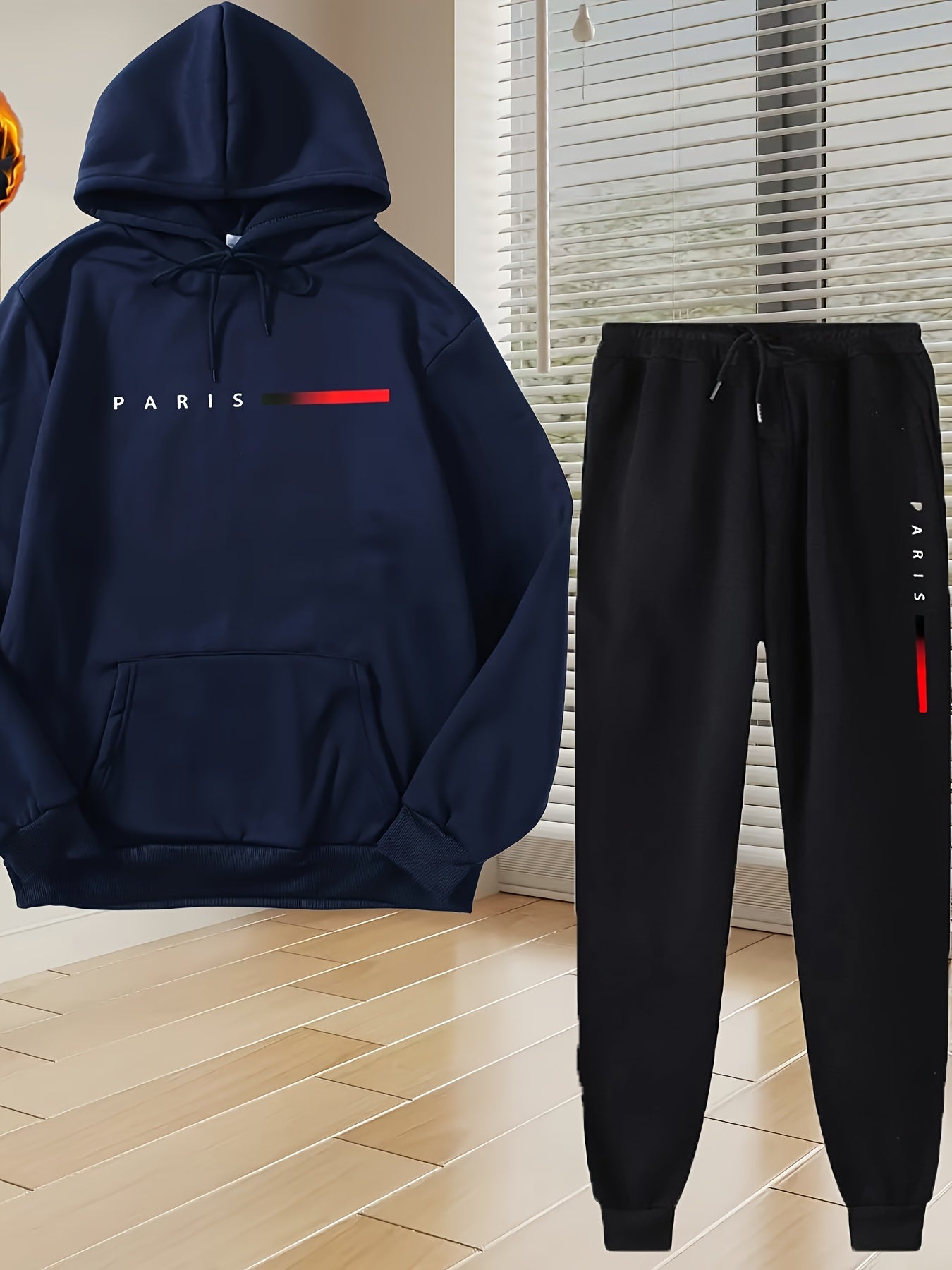 Brice | Herren 2-teiliges Hoodie- und Jogginghosen-Set – Lässige Sportbekleidung, Jogginganzug aus Stretchmaterial