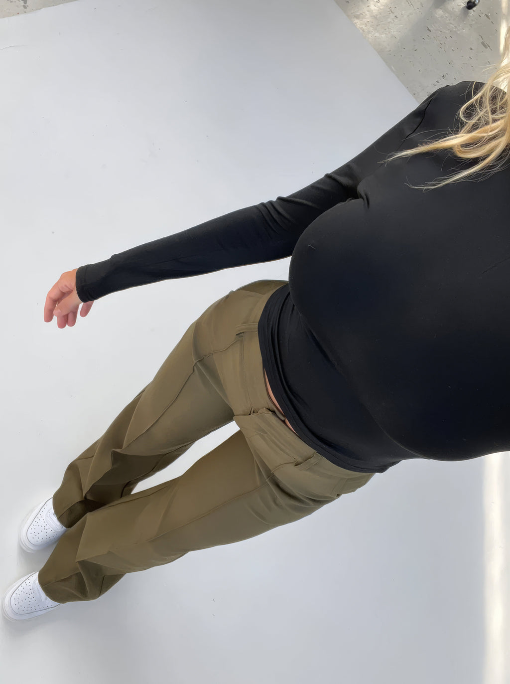 Atalina | Hoge taille broek met rechte pijpen voor dames – Casual & kantoorbroek